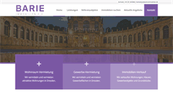 Desktop Screenshot of barie-immobilien.de