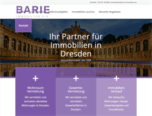 Tablet Screenshot of barie-immobilien.de